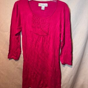 Black Berry Pear Fuchsia Top